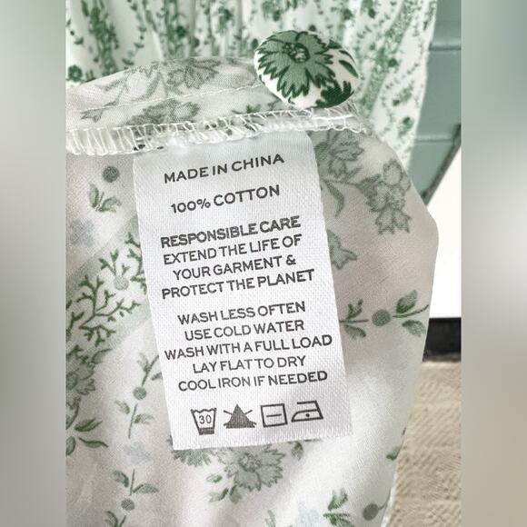 Hill House Green Floral Midi Dress - Picture 9 of 14